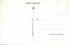 VINTAGE POSTCARD Geographical map Paris Ile de France