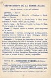 CPA Carte Geographique Chocolaterie d'Aiguebelle Departement Somme Chateau de Rambure
