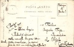 CPA Esperanto La Mondo Dankema