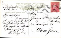 VINTAGE POSTCARD Telephone Dr. Stork