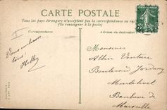 Barco Le Havre Sinning de la POSTAL de la VENDIMIA