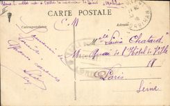 Barco de la POSTAL de la VENDIMIA en la salida del mar para el pecado