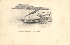 Alrededores del barco de la POSTAL de la VENDIMIA de Hyeres