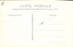 Barco de Boulogne de la POSTAL de la VENDIMIA en el mar la hora de la marea