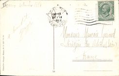 VINTAGE POSTCARD Boat Italy Italia