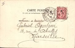 VINTAGE POSTCARD Bordeaux Boat quays