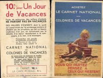 CPA Livret Colonies de Vacances Loterie Nationale 