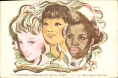 VINTAGE POSTCARD 1st world conference of the Workers June 1956 has Vienna Austria