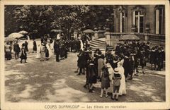 VINTAGE POSTCARD Dupanloup Courses raised in re-creation