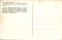 VINTAGE POSTCARD Room of School universal Law