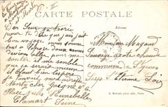 VINTAGE POSTCARD Clamart View of the orphanage of Fleury