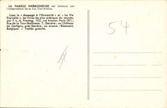 VINTAGE POSTCARD the ideal of the Kingdom gives the peace of the heart