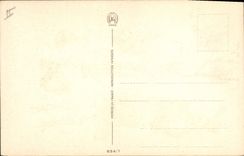 VINTAGE POSTCARD Fantasy Illustrator Surprised in strong gale