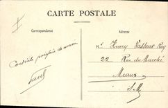 VINTAGE POSTCARD Militaria Interior Camp of Trawl-nets of a tent