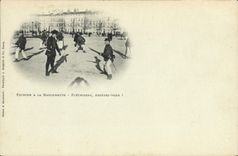 CPA Militaria Escrime a la bayonnette 