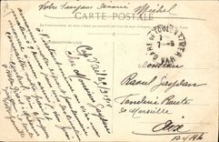 CPA Militaria Regiment de ligne Grande halte