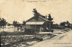 VINTAGE POSTCARD Militaria Camp of Sissonne kitchens