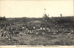 CPA Militaria Champ de tir de Chambaran Isere Manoeuvre d'infanterie
