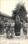 VINTAGE POSTCARD Militaria Camp of Mailly Arsenal