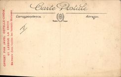 VINTAGE POSTCARD Militaria Camp of Sathonay the wall