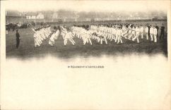 CPA Militaria 4eme regiment d'artillerie 