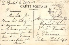 CPA Militaria Concert du 8 mai 1915 Oeuvre de la Provence pour le Nord Le salut au drapeau