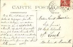 Campo de Militaria de la POSTAL de la VENDIMIA de Carpiagne una esquina del campo