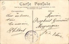 CPA Folklore Aix les Bains Attelage de Boeufs