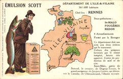 CPA Emulsion Scott Poisson Departement Ille et Vilaine Rennes St Malo Fougeres Redon