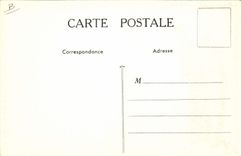 VINTAGE POSTCARD Emulsion Scott Poisson Department the Seine and Marne Melun Meaux Layered branches