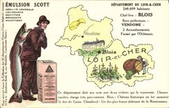 CPA Emulsion Scott Poisson Departement Loir & Cher Blois Vendome 