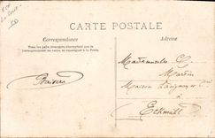 CPA Fantaisie Enfant Ecriture Plume Encrier