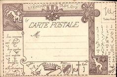 CPA Stenographie Duploye Cheval TOP