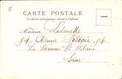 VINTAGE POSTCARD Fantasy Woman Paris Town hall