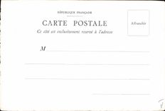 VINTAGE POSTCARD Collection of the Photo Street Paris Junior the exit by the Mallet village