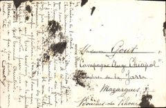 El barco de la POSTAL de la VENDIMIA pesca Croisic Vue en el puerto