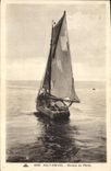 CPA Bateau Peche Ault Onival Barque de peche 