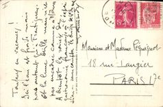 El barco de la POSTAL de la VENDIMIA pesca la barca de Ault Onival del pecado