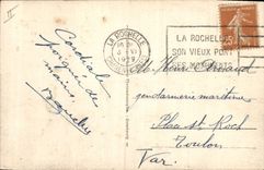 El barco de la POSTAL de la VENDIMIA pesca La Rochelle antes de puerto