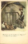 CPA Fantaisie Illustrateur Poulbot 