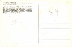 VINTAGE POSTCARD safety in the residence