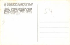 VINTAGE POSTCARD the happiness of the ground restauree