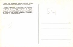 VINTAGE POSTCARD the path of happiness