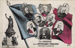CPA Presidents de la Republique Francaise 