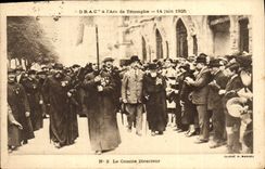 CPA Drac a l'Arc de TRiomphe 14 juin 1925 Le comite directeur 