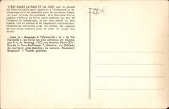 CPA Un travail aimable pour son prochain 