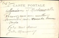 VINTAGE POSTCARD Mary on the Marne Borniche Foundation a group of convaslescentes