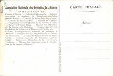 CPA Orphelins de Guerre Sur la plage de l'hopital des orphelins de guerre a la Croisette 