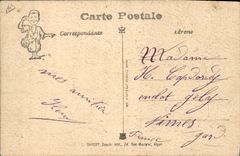 VINTAGE POSTCARD Fantasy Illustrator me Negro