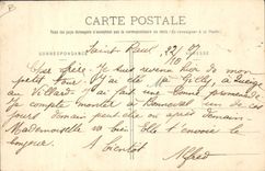 La POSTAL Militaria de la VENDIMIA con el ejército maniobra la instalación de hornos del campo